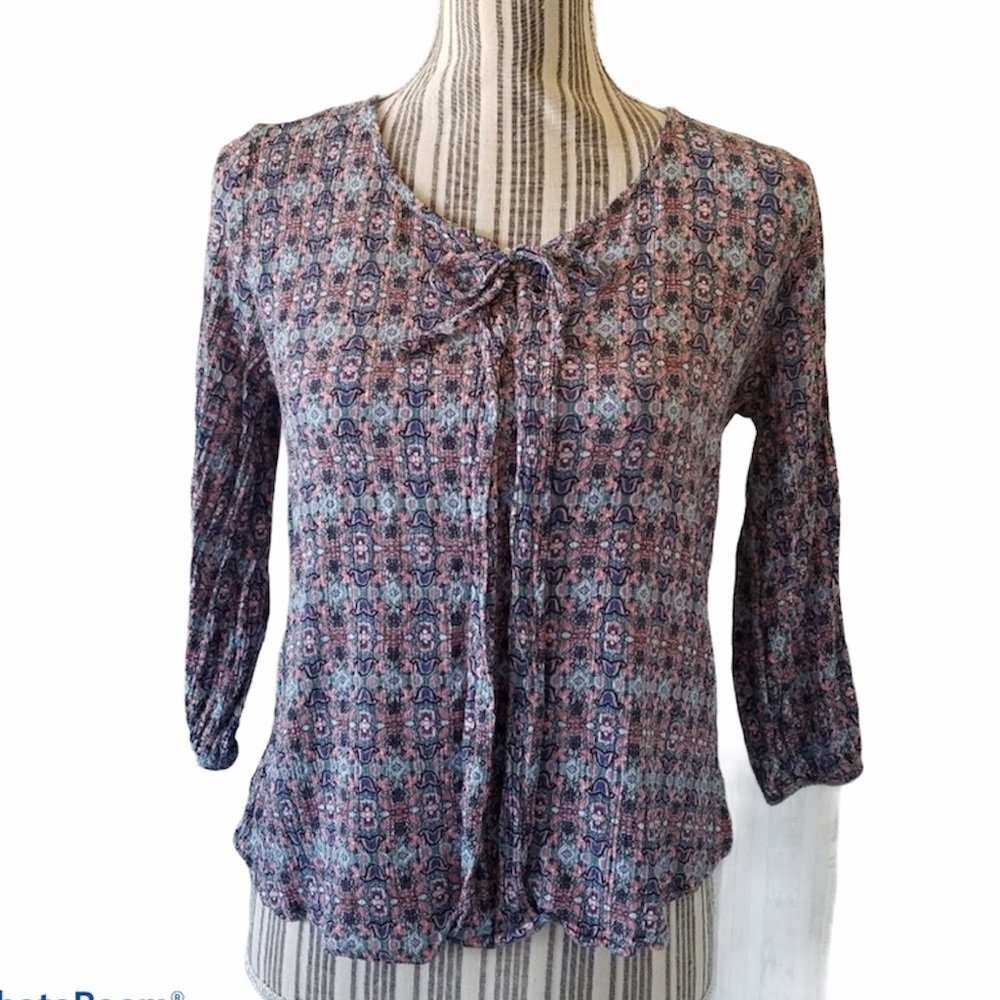 3/$25 Papermoon Stitch Fix 3/4 Sleeve Top Blouse